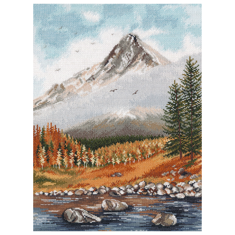 Cross-stitch kit "Autumn in the mountains" S1514