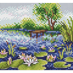 Cross-stitch kit "Water lilies" SM-659