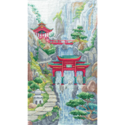 Cross-stitch kit "Waterfall gate" SANV-40