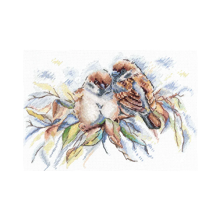 Cross-stitch kit "Sparrows" SANV-41