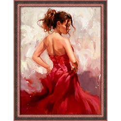 Diamond painting kit "Spanish woman dancing" 30*40 cm AM4066