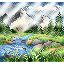 Cross-stitch kit "Mountain majesty" SM-640