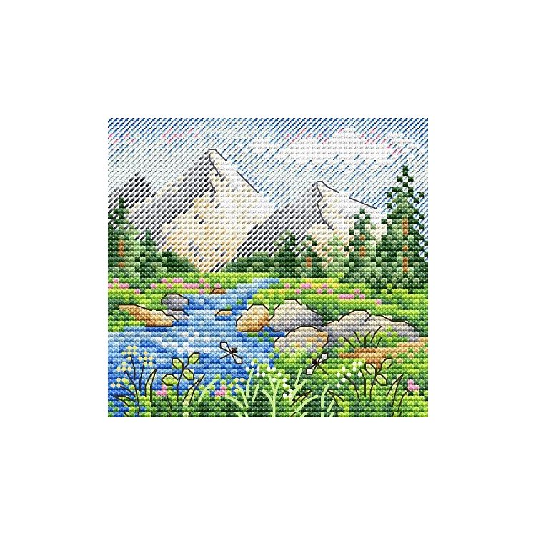 Cross-stitch kit "Mountain majesty" SM-640