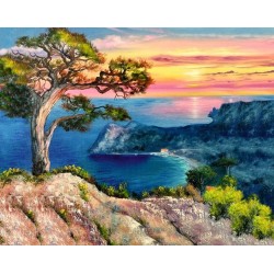 Diamond painting with subframe "Wonderful bay" 40*50 cm DP078