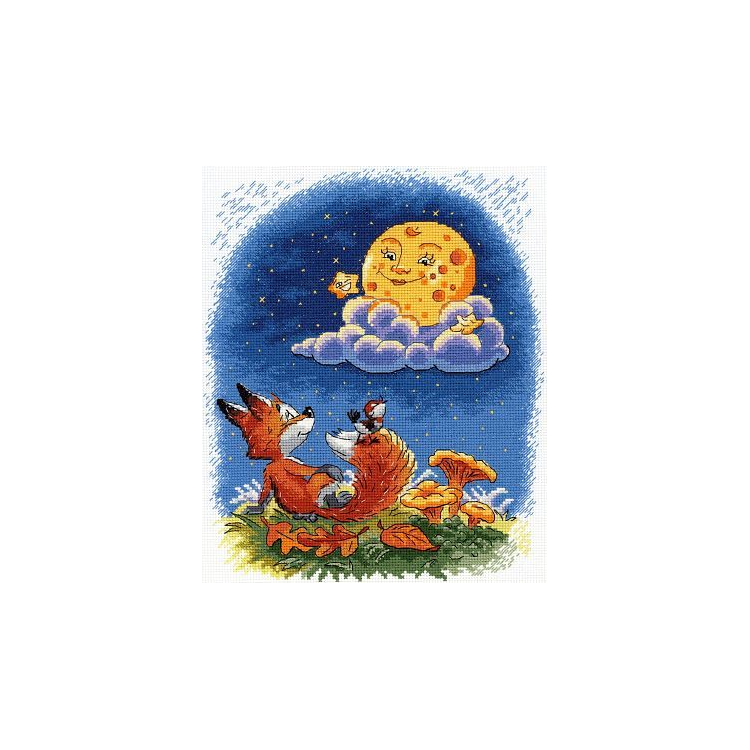 Cross-stitch kit "Night conversations" SNV-787