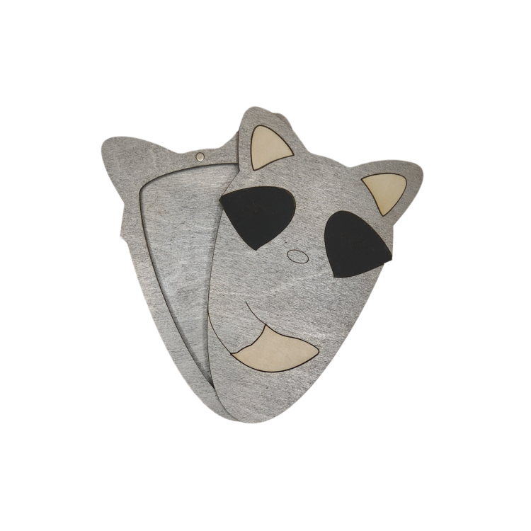 Scissors case. Raccoon KF058/8