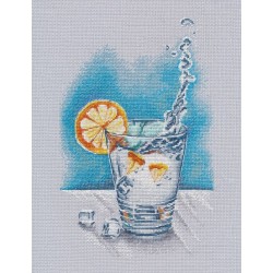 Cross stitch kit "With orange flavor" S1517