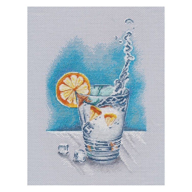 Cross stitch kit "With orange flavor" S1517