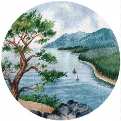 Cross stitch kit "Lake Baikal" S1519