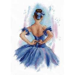 Cross stitch kit "Behind the scenes" SNV-773