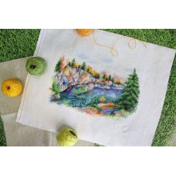 Cross stitch kit  "Karelia. Ruskeala park" SNV-802