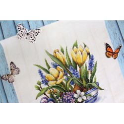 Cross stitch kit  "First breath of spring" SNV-779