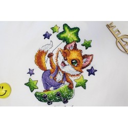 Cross stitch kit  "Fox-skateboarder" SV-803