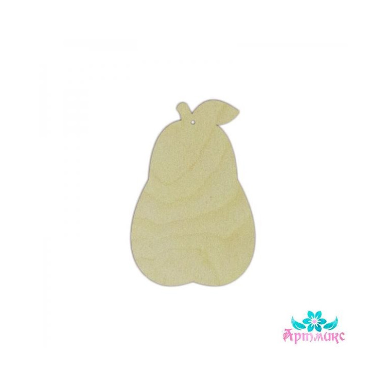 Plywood pendant "Pear" size: 8х12х0.4 см AM777714F