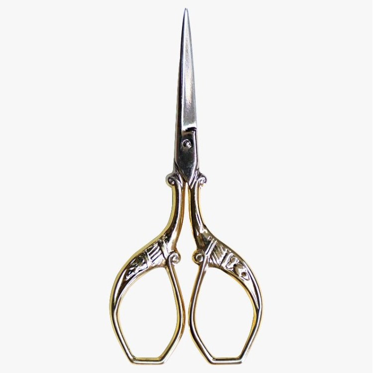 Embroidery scissors gold handles F71160312D