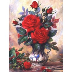 Diamond painting kit "Beautiful Roses" AM1349