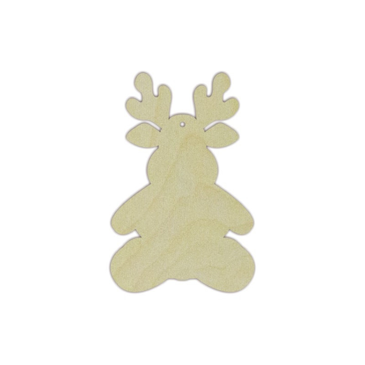 Plywood blank  "Moose" size: 8х12х0.4 cm  AM777723F