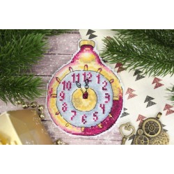 Christmas tree decoration. Clock SR-907