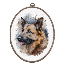 The German Shepherd 17x21cm SBC214