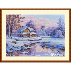 Cross stitch kit "The first snow" 20x29 cm SK240