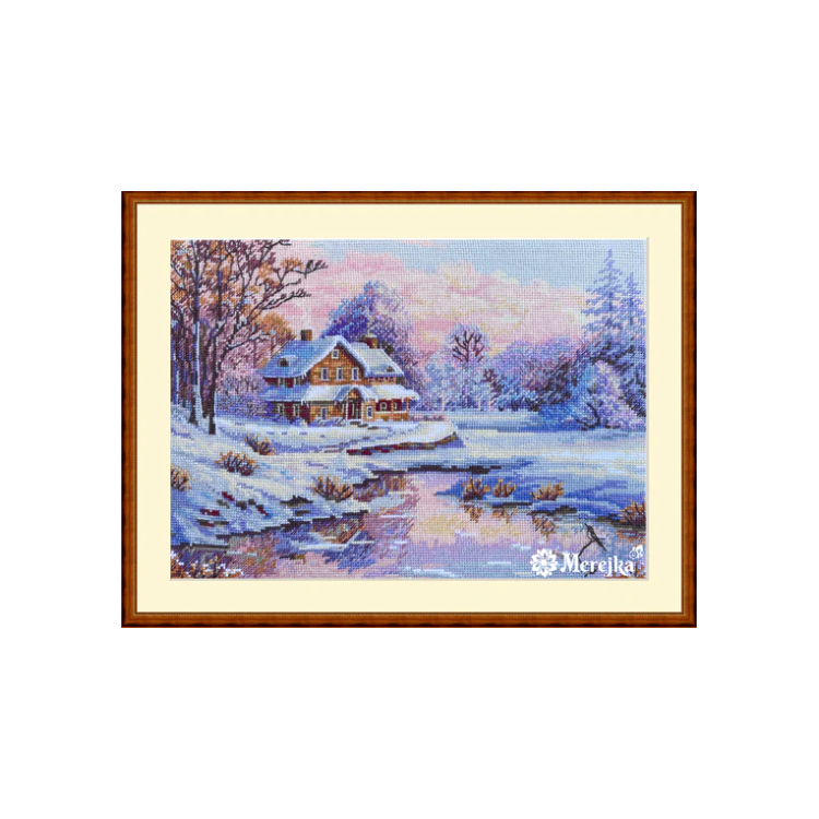 Cross stitch kit "The first snow" 20x29 cm SK240