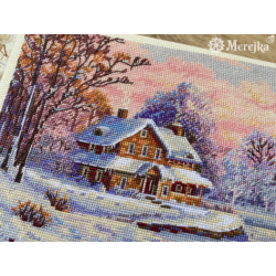 Cross stitch kit "The first snow" 20x29 cm SK240