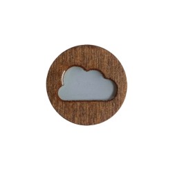 Magnetic needle holder with epoxy resin. Cloud. KF059/106