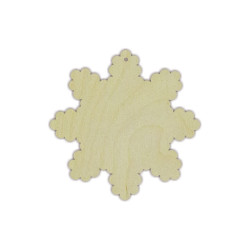 Plywood blank "Snowflake No. 4" size: 12х0.4 сm AM777738F