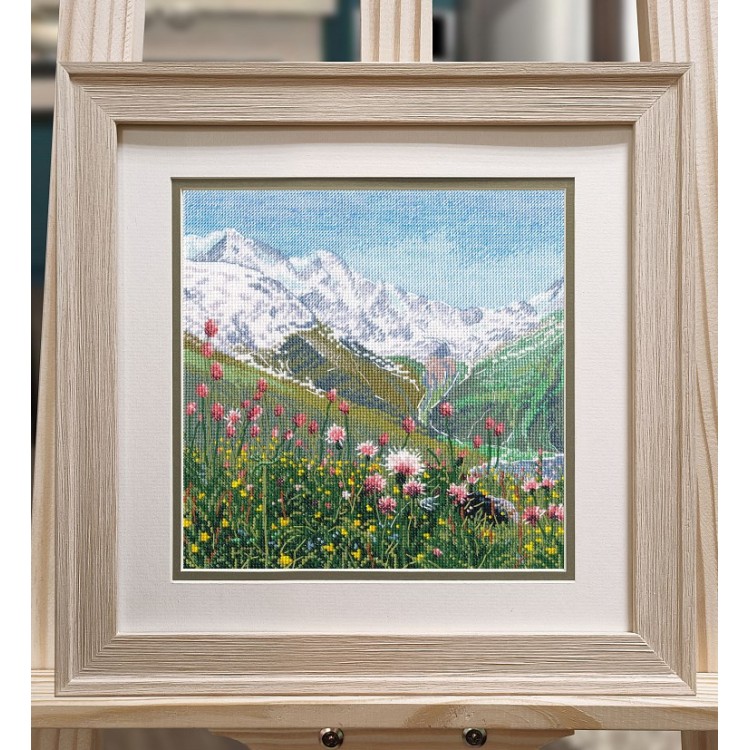 Cross stitch kit "Flowers in the mountains" S1575