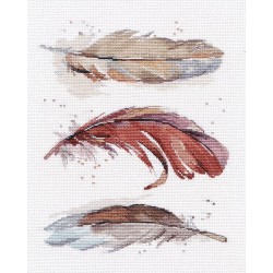 Cross stitch kit "Feathers" S1576