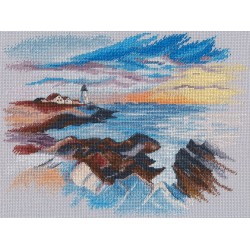 Cross stitch kit "Sunset palette" S1579