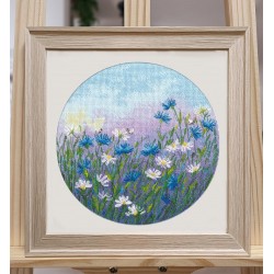 Cross stitch kit "Cornflower field" S1580