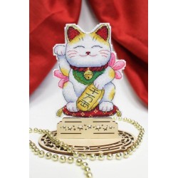 Cross stitch kit "Maneki-neko" SR-886