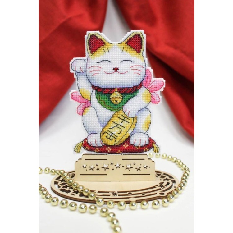 Cross stitch kit "Maneki-neko" SR-886