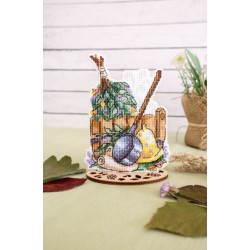 Cross stitch kit "Fragrant steam" SR-916