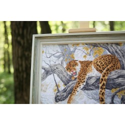 Leopard on a tree S/DZH047