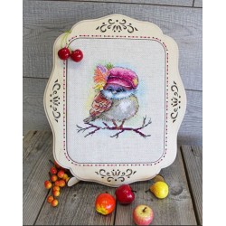 Cross stitch kit "Stylish sparrow" SM-732