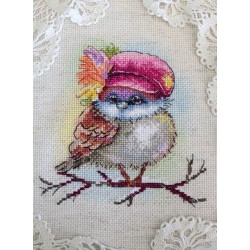 Cross stitch kit "Stylish sparrow" SM-732