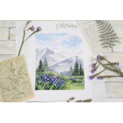 Cross stitch kit "Walk to the mountains" SNV-829