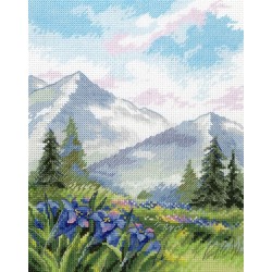 Cross stitch kit "Walk to the mountains" SNV-829