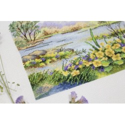 Cross stitch kit "Forest Pond" SNV-833