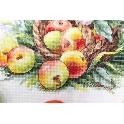 Cross stitch kit "Red cat gardener" SNV-841