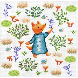 Cross stitch kit "Fox in the meadow" SSK-117