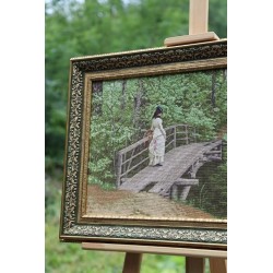 Summer landscape (V.A. Repin on the bridge in Abramtsevo) 1879 S/MK101