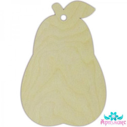 Decorative pear board No. 15 size: 15х22х0,4 см AM771024F