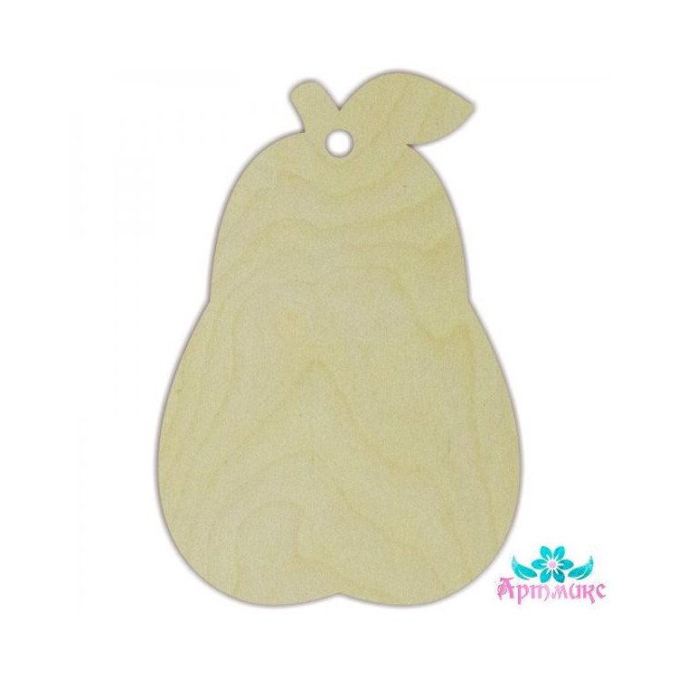 Decorative pear board No. 15 size: 15х22х0,4 см AM771024F