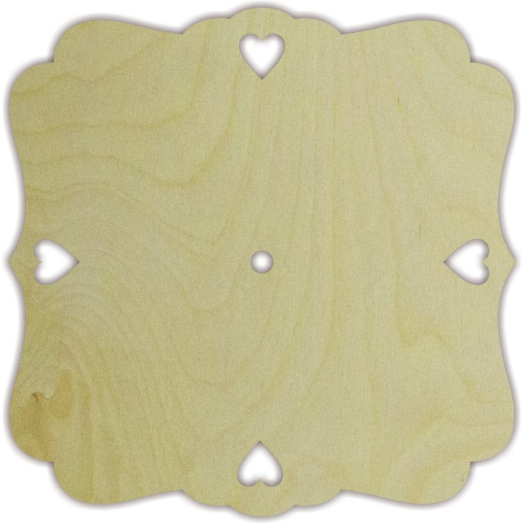 Plywood blank  size: 22х22х0,4  AM777122F