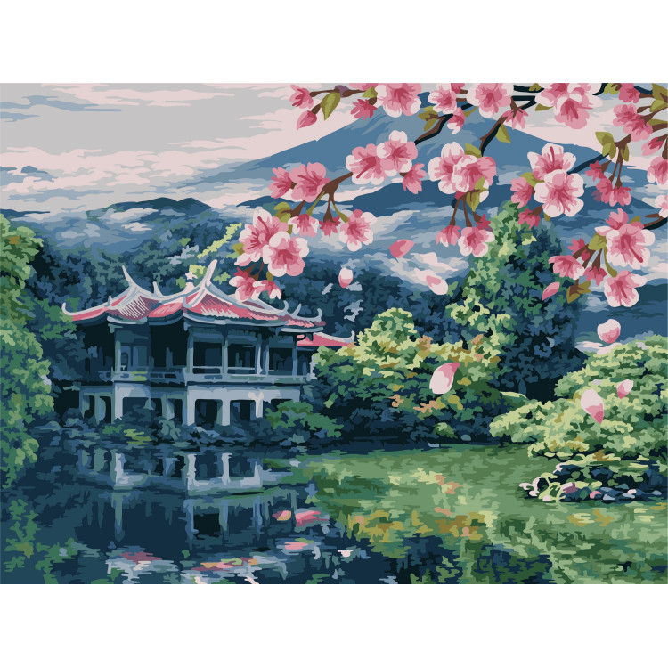 Painting by numbers kit. A137 Oriental expanses 40*50