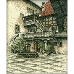 Cross-stitch kit  "Castle Courtyard" RTOR139