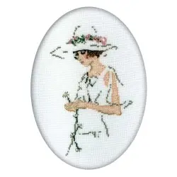 Cross-stitch kit "Lady in White" RTOR291